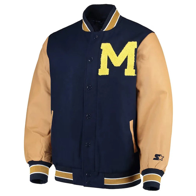 Michigan Wolverines Bomber Jacket