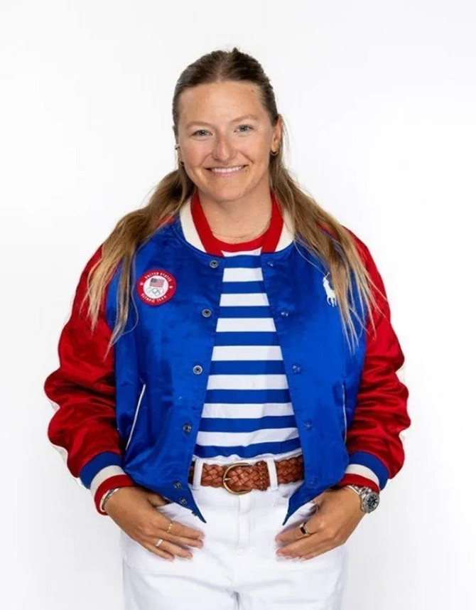 Daniela Moroz Team USA Bomber Jacket