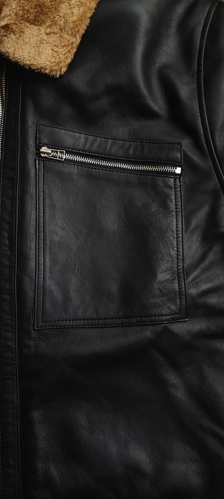 Black Mens Bruce Springsteen Leather Jacket