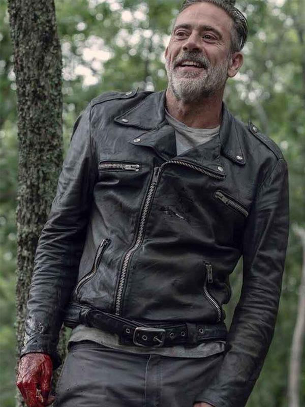 The Walking Dead Negan Black Leather Jacket