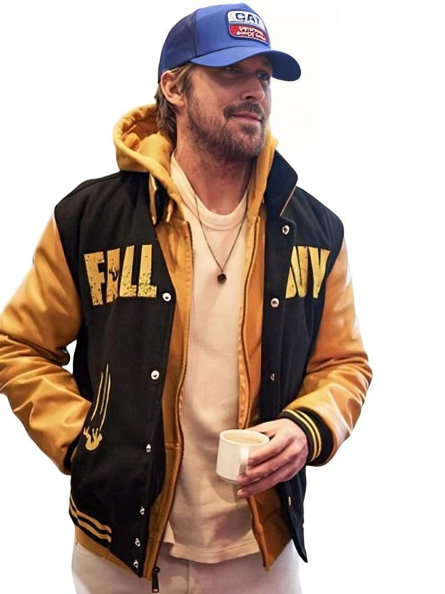 The Fall Guy 2024 Ryan Gosling Carpool Varsity Jacket
