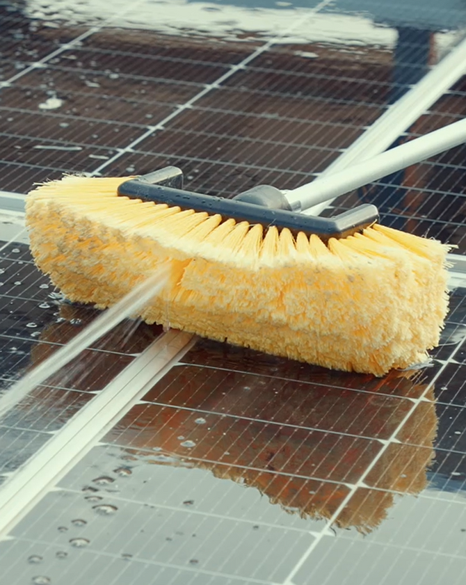 Solar Panel Cleaning and Car Wash Brush