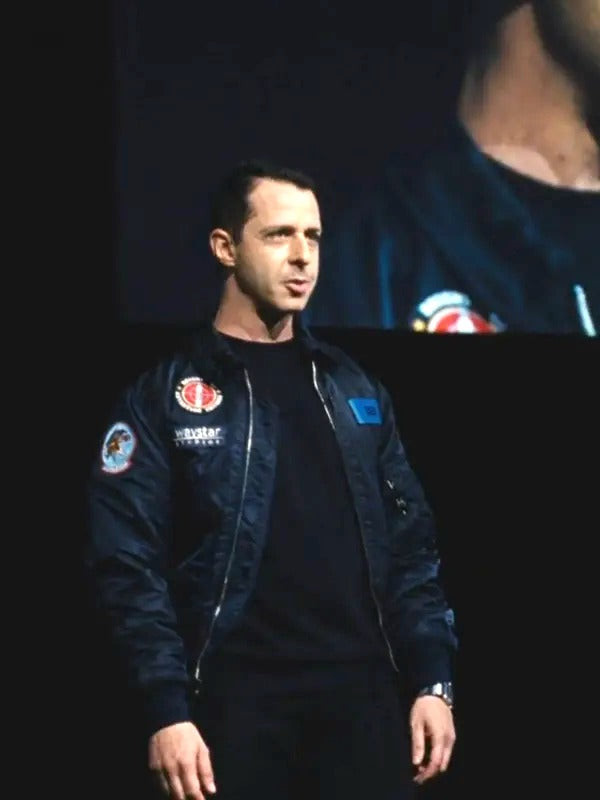Jeremy Strong Succession Kendall Roy Flight Jacket