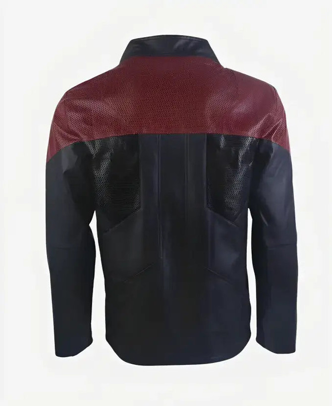 Star Trek Picard Captain Riker Leather Jacket