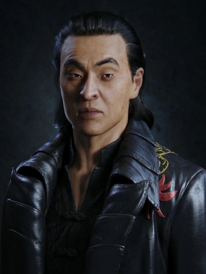 Chin Han Mortal Combat Shang Tsung Black Coat