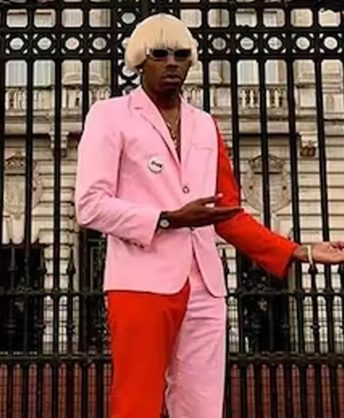 Tyler the Creator Pink Suit