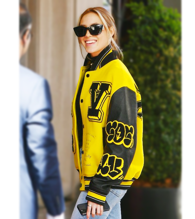 Eileen Gu Yellow Louis Vuitton Jacket 2022