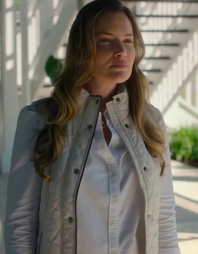 Samantha Tolj A Perfect Pairing Hazel Walsh White Quilted Vest Samantha Tolj A Perfect Pairing Hazel Walsh White Quilted Vest