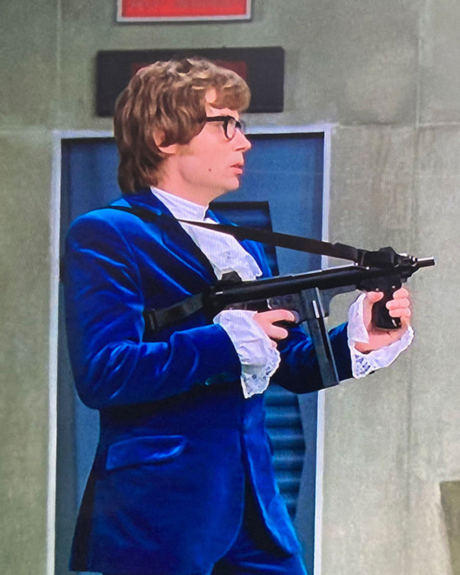 Austin Powers Blue Velvet Suit Austin Powers Blue Velvet Suit
