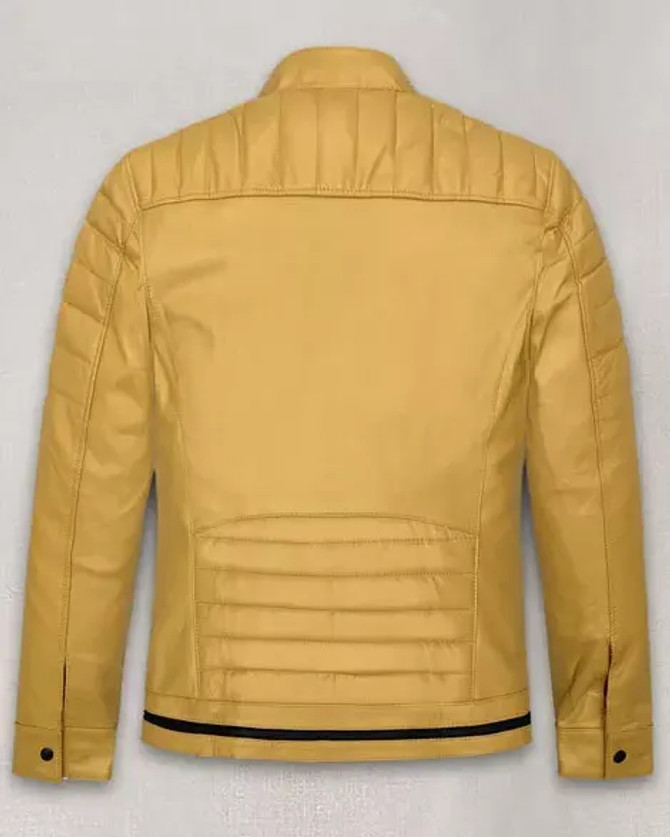 Andrew Tate Yellow Genuine Lambskin Leather Jacket For Sale Men And Women Andrew Tate Yellow Genuine Lambskin Leather Jacket For Sale Men And Women