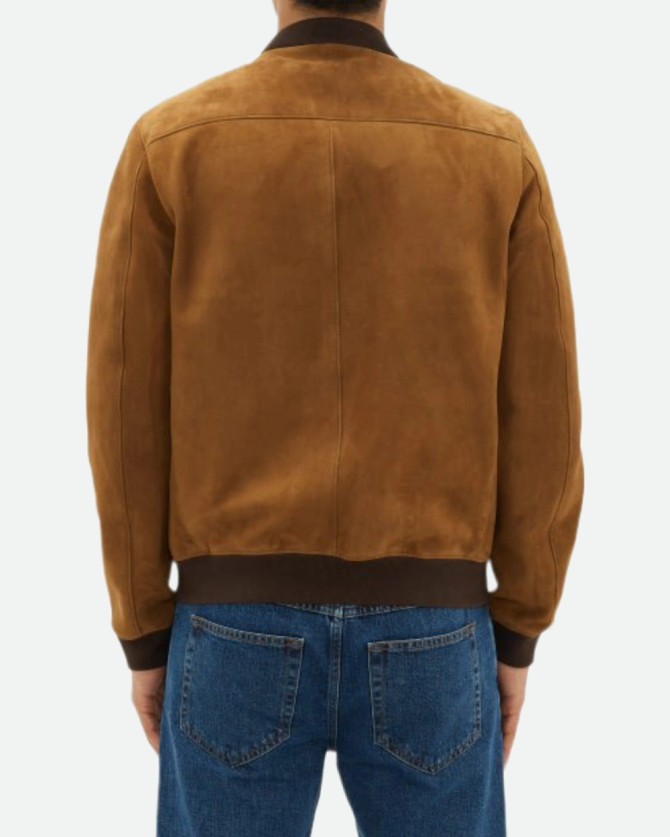 Ludacris Fast And Furious 9 Tej Parker Brown Suede Leather Jacket back