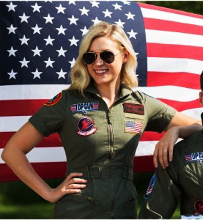 Top Gun Halloween Costume Woman