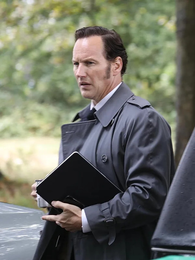 Patrick Wilson The Conjuring: Last Rites Grey Coat Patrick Wilson The Conjuring: Last Rites Grey Coat