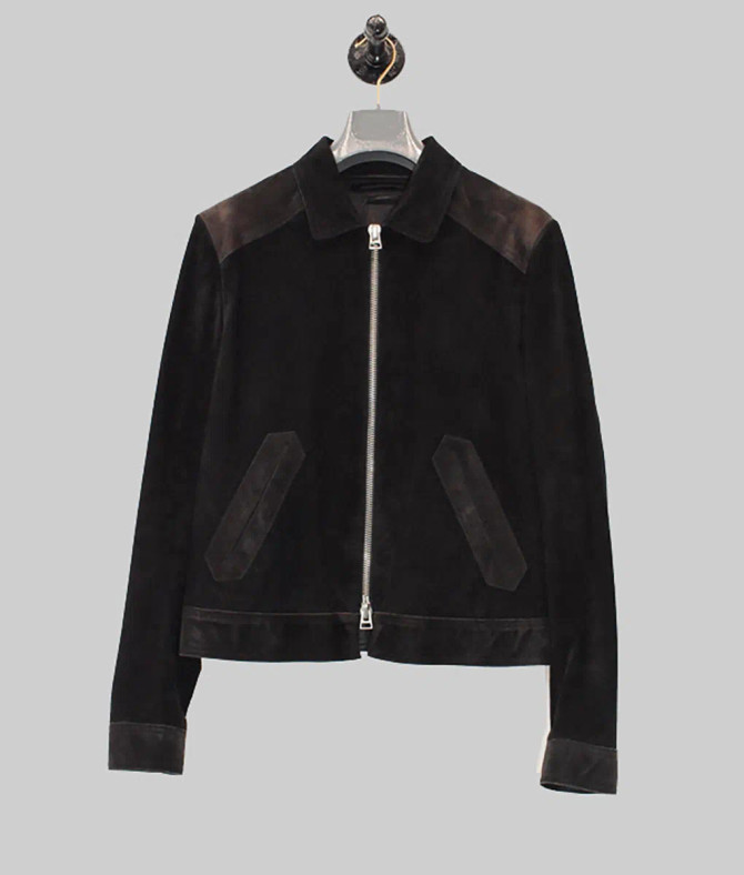 F1 Grand Prix Brad Pitt Black Suede Jacket 1 F1 Grand Prix Brad Pitt Black Suede Jacket 1