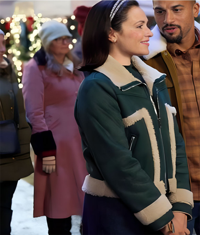 Michelle-Trading-Up-Christmas-Italia-Ricci-Shearling-Jacket