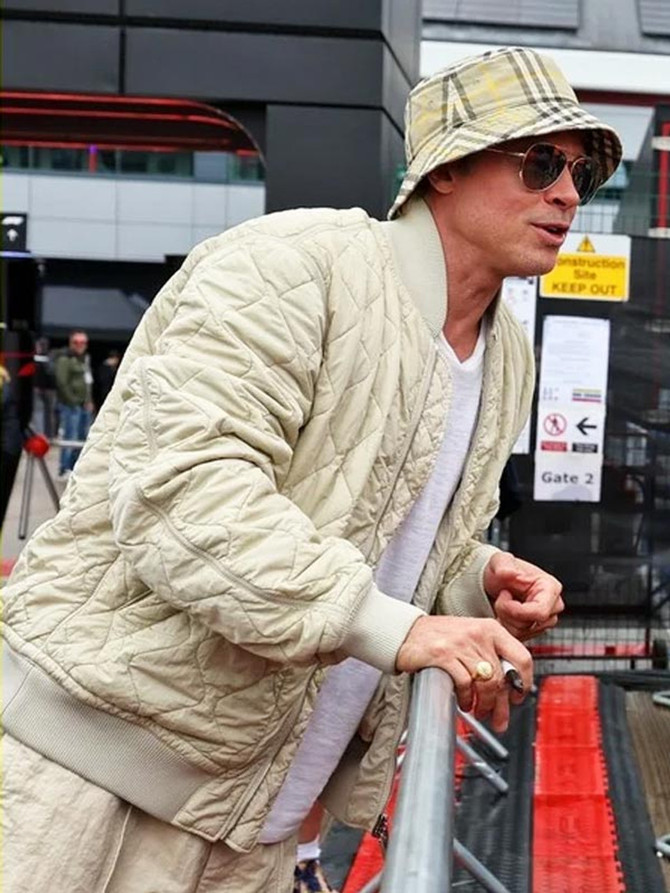Brad Pitt F1 2025 Sonny Hayes Quilted Jacket Brad Pitt F1 2025 Sonny Hayes Quilted Jacket