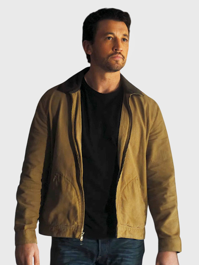 The Gorge 2025 Miles Teller Brown Cotton Jacket The Gorge 2025 Miles Teller Brown Cotton Jacket