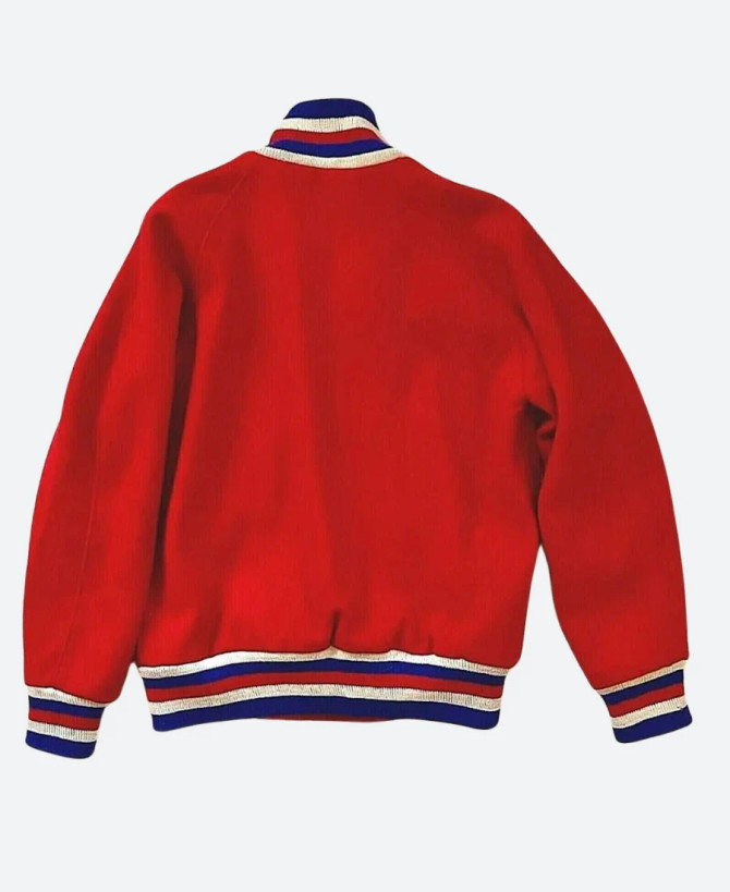 1950 Hollywood Stars Red Jacket back image 1950 Hollywood Stars Red Jacket back image