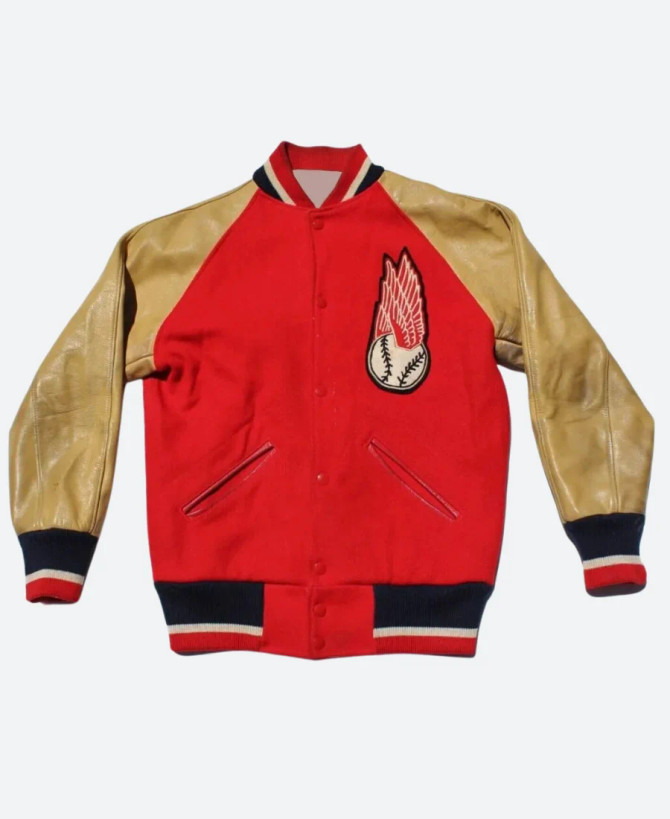 1950 Rochester Wings Varsity Jacket front image 1950 Rochester Wings Varsity Jacket front image