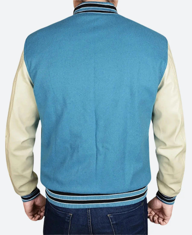 13 Reasons Why Bruce Walker Varsity Jacket back image