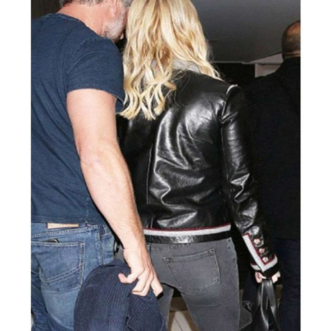 Jessica Simpson Black Leather Jacket