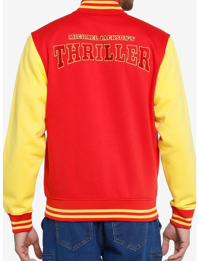 Thriller M Logo Michael Jackson Varsity Jacket