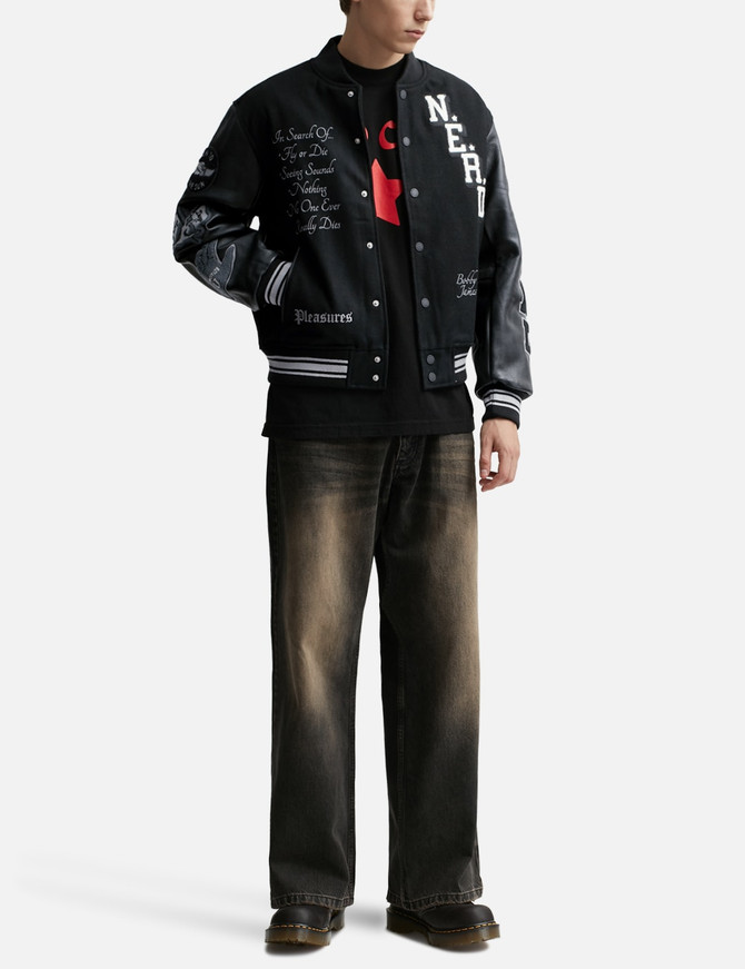 Men's Nerd Varsity Letterman Jacket