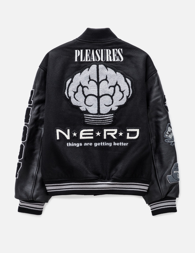 Men's Nerd Varsity Letterman Jacket