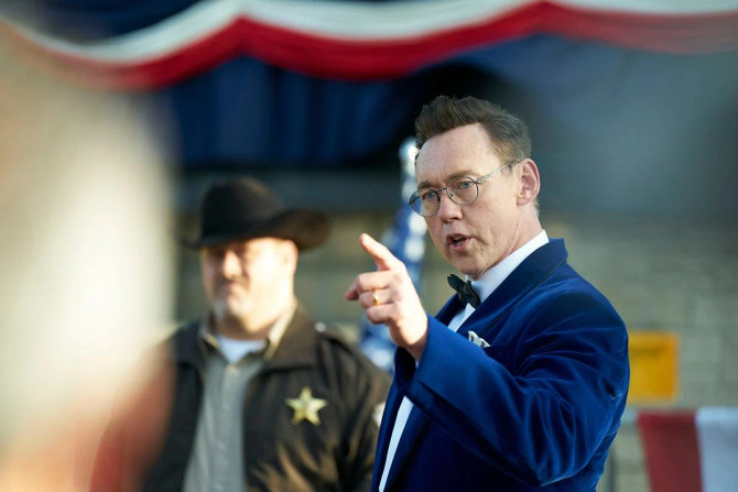 Kevin Durand Clown In A Cornfield Blue Velvet Blazer Kevin Durand Clown In A Cornfield Blue Velvet Blazer