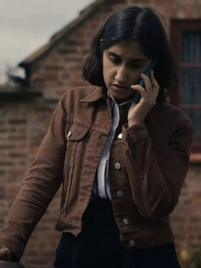 The Stolen Girl Ambika Mod Brown Denim Jacket The Stolen Girl Ambika Mod Brown Denim Jacket