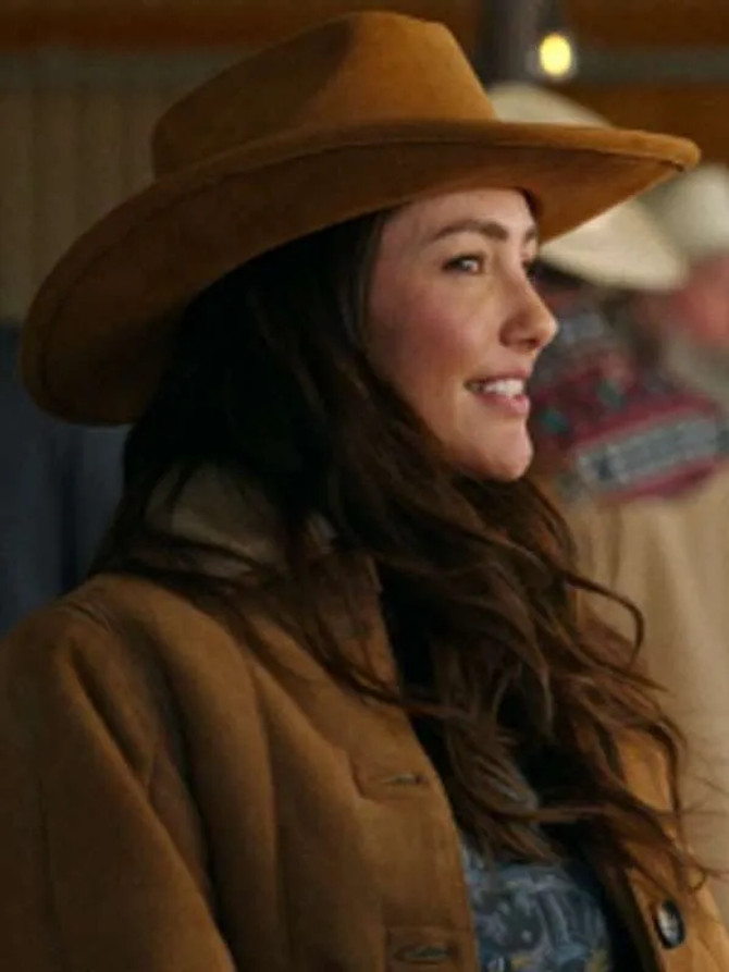 Minka Kelly Ransom Canyon Brown Leather Jacket Minka Kelly Ransom Canyon Brown Leather Jacket