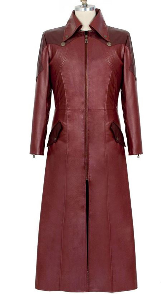 Womens Devil May Cry Leather Coat