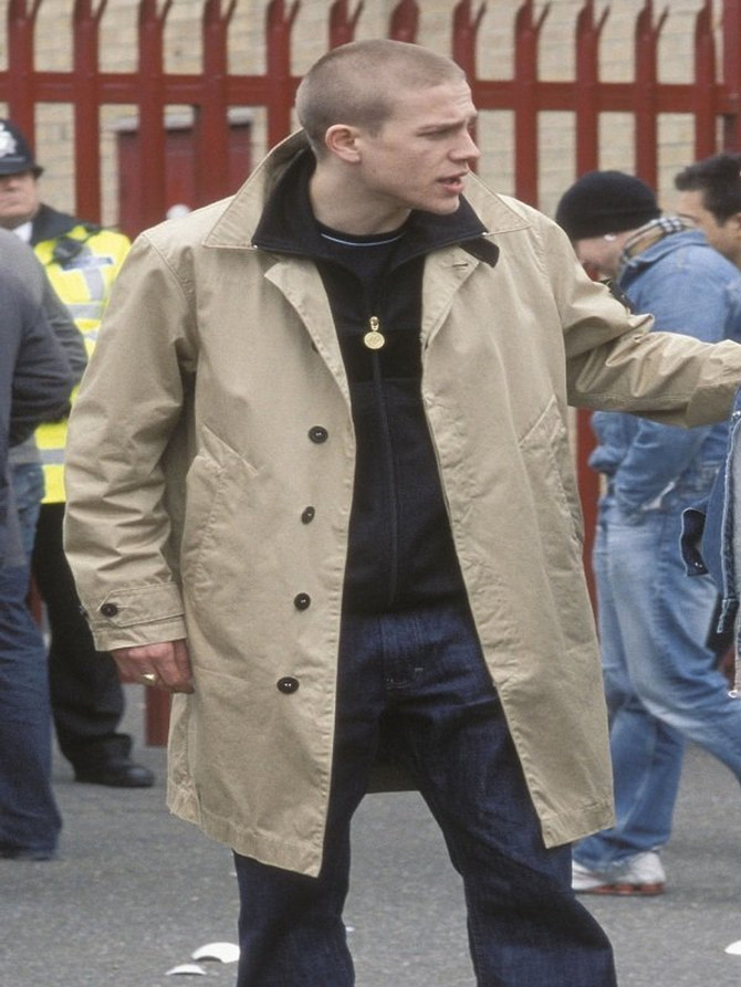 Charlie Hunnam Green Street Fashion Coat
