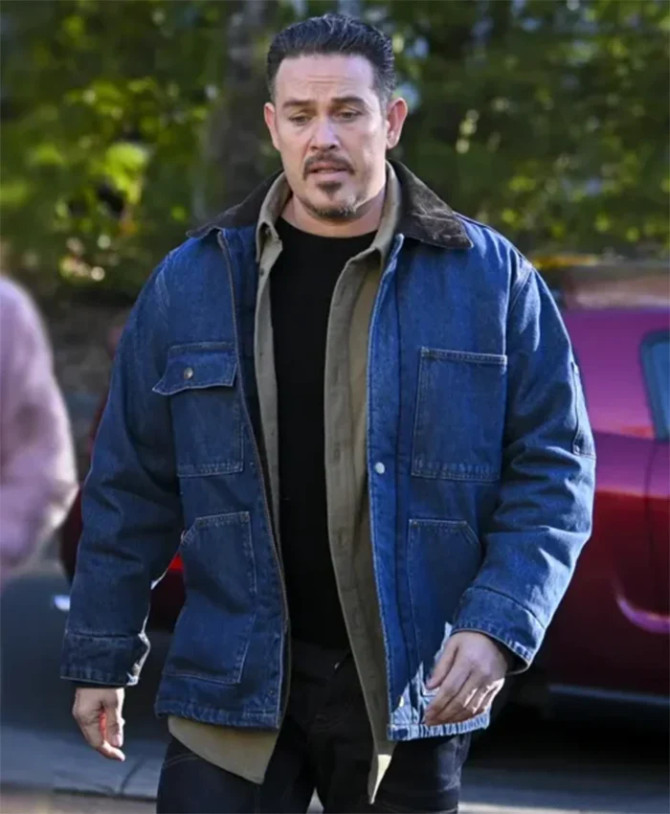 Kevin Alejandro Fire Country S03 Manny Perez Denim Jacket