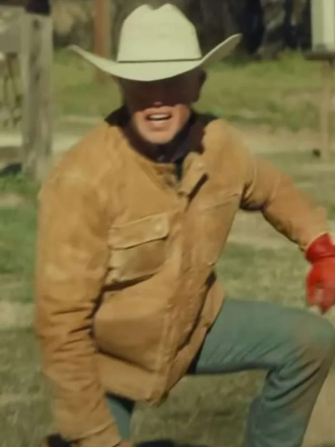 Neal McDonough The Last Rodeo Joe Wainwright Brown Jacket