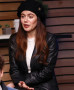 Iris Oh Hi! Molly Gordon Leather Blazer