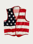 New American Flag Stars Vest