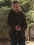 Big Sky 2020 Omar Metwally Brown Suede Leather Jacket