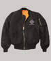 Crisis Core Black Bomber Jacket