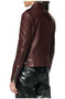 womens Dark Brown Real Leather jacket