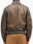 Mens Dashing PU Blouson Leather Jacket