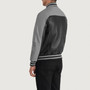 Men's Terrance Style Varsity Leather Jacket