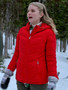 Gwen Marley Snowy with a Chance of Christmas 2024 Red Jacket