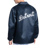 Navy Blue Detroit Tigers Point Man Coaches Jacket