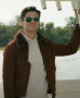 Topher Grace The Waterfront Grady Brown Shearling Jacket