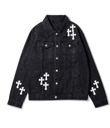 ミュージシャン HEARTS DENIM JACKET /HYSFORM Chrome Hearts Denim Jacket