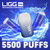 Ligg Pro 5500 Puffs Disposable Vape