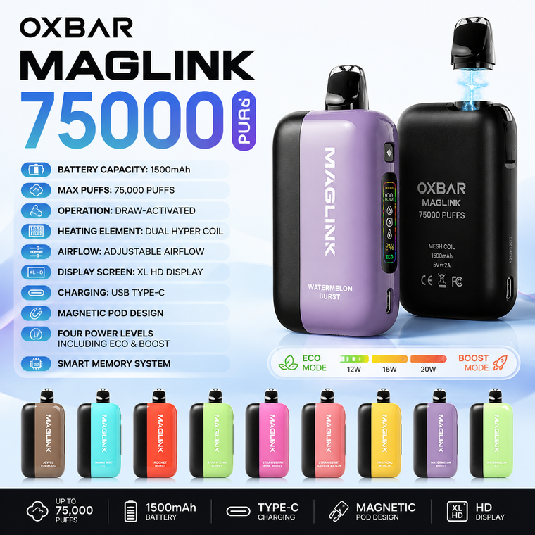 Oxbar Maglink 75000 Puffs Disposable Vape