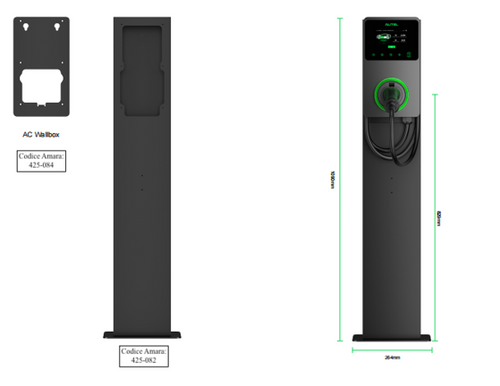 AUTEL MaxiCharger Gen1 Pedestal ADA