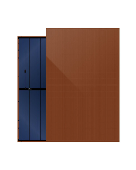 DAH SOLAR DHN-54R20/DG(RR) 400 Bifacial Double Glass (Ochre Brown)